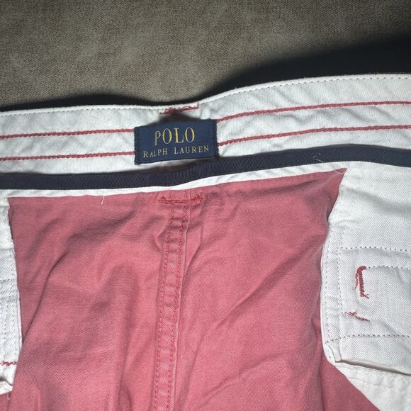 Polo Ralph Lauren Classic Fit Chino Cargo Shorts PINK 48B - Picture 6 of 7